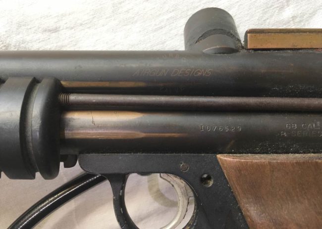 Left side of body on PMI LB with AGD Turbo Valve engraving.