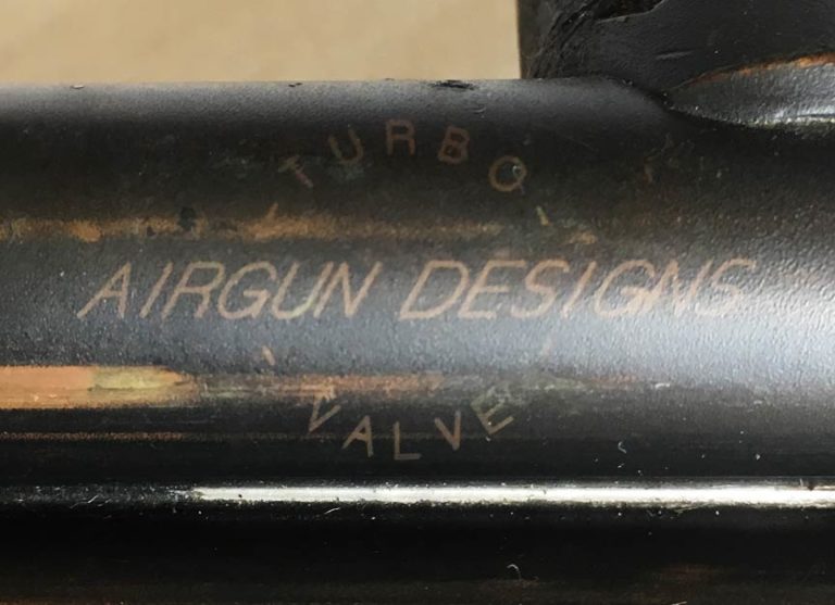 Airgun Design Turbo Valve engraved Sheridan Long Barrel