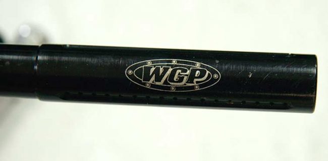 Engraved tip on a WGP STO barrel from 1998.