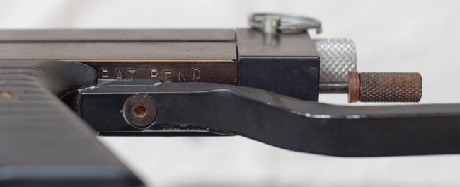 Pat Pending Stamp visible with wire stock attached.