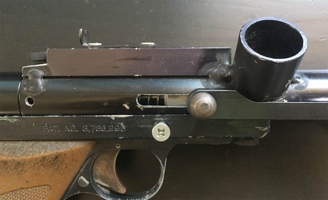 Right side of welded feedneck Line SI Bushmaster. No wire stock attached in photo.