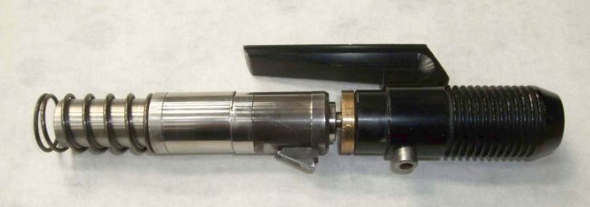 Valve assembly with bolt sleeve attached onto hammer. Photo courtesy Paul Cross.