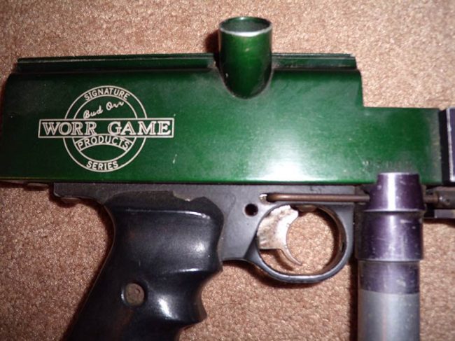 Justin "Krusty" Hirsch's Green Signature Series Autococker.