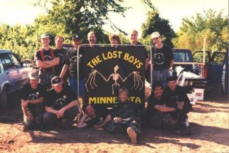 Lost Boys out of Minnesota. Photo courtesy Jim Campos, c. 1993. Campos writes, ""1993 Adventure Zone Tournament Minnesota Lost Boys."