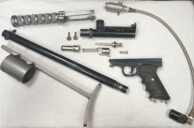 Broken down Team AGS Nelson with Hypertech Internals.