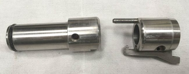 Hypertech Bore drop bolt and hammer would work on Bushmaster, Spirit and other standard length Bore drop Nelson pumps.