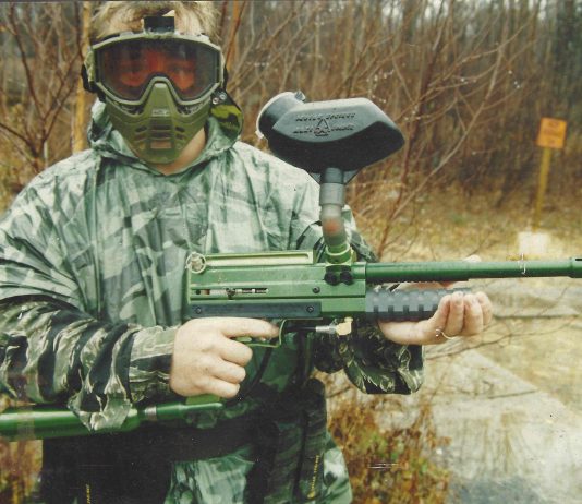 Sergey Levkov with his Technical Trouble Shooting modified VM-68 c.1992/93