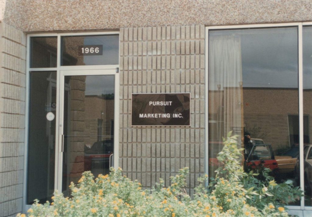 Early PMI Office, scanned from the archive of David Freeman.