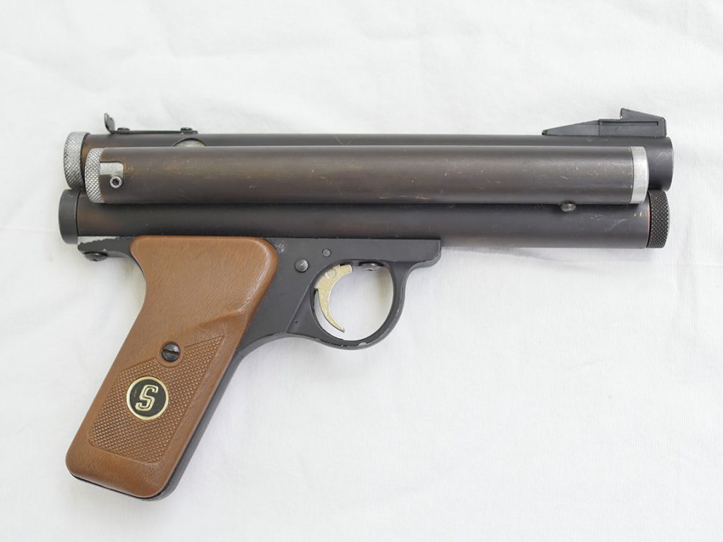 Right side of production side tube PG pistol purchased from a police academy, likely in Ohio.