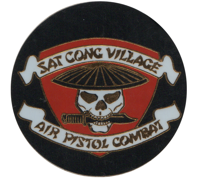 SC Village / Sat Cong Village Air Pistol Combat sticker from the mid to late 1980s.