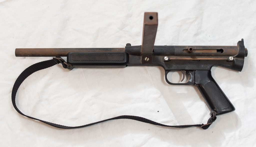 Pre production SMG 60 model, left side view.