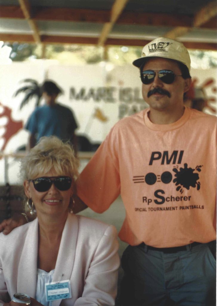 Dale and Charlene Hambrick at the 1993 Bay City Open, Mare Island. Photo from the archives of Randy Kamiya.