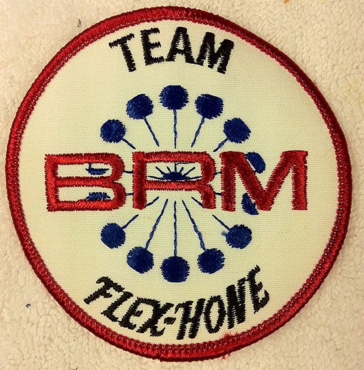 A team BRM (Brush Research Manufacturing) Patch from Bob Fowlie