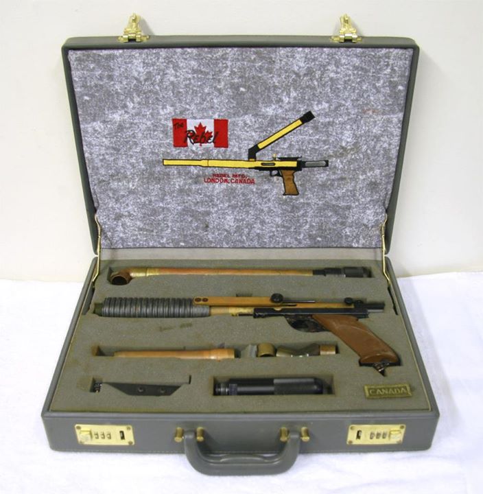 Rebel Executive, brass nelson in briefcase